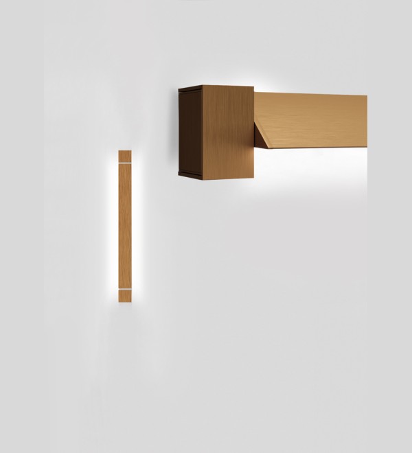 Настенный светильник Fabbian Pivot F39 Bronze 3000 (бронзовый, арт. F39G2176)