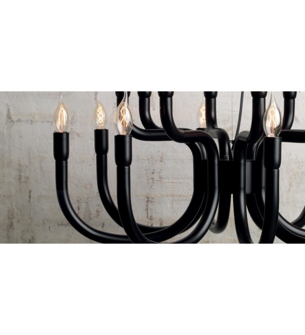 Люстра Karman Snoob 20 black