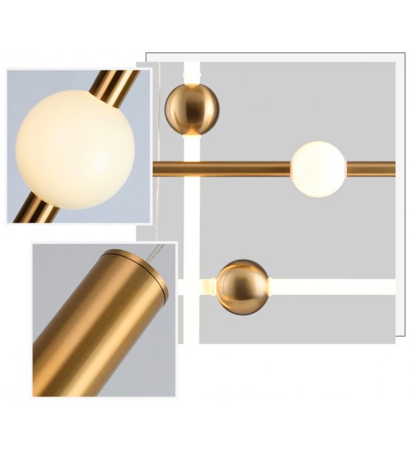 Подвесной светильник Delight Collection Orion B2 gold