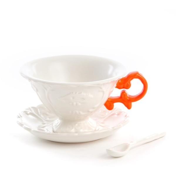 Чайная пара Seletti I-Wares I-Tea Orange
