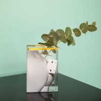 Ваза Seletti Toiletpaper Glass Vase Two of Spades Small