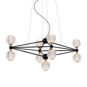 Подвесной светильник Delight Collection Elliot Diamante MD20022005-9B black/chrome