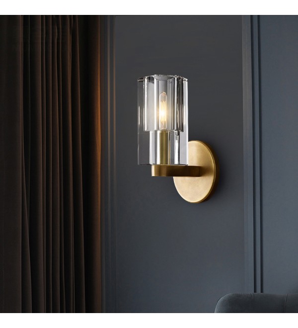 Настенный светильник Delight Collection 8816W gold/clear