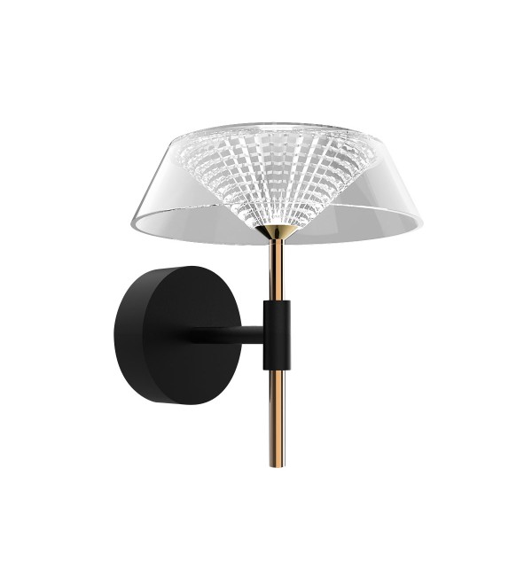 Настенный светильник Delight Collection MD21001018 MB21001018-1A black/gold