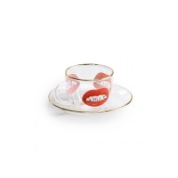Кофейная пара Seletti Toiletpaper Glass Shit