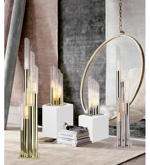 Торшер Delight Collection Draycott 6 gold