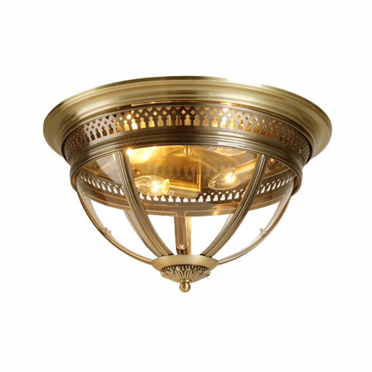 Потолочный светильник Delight Collection Residential 4 brass