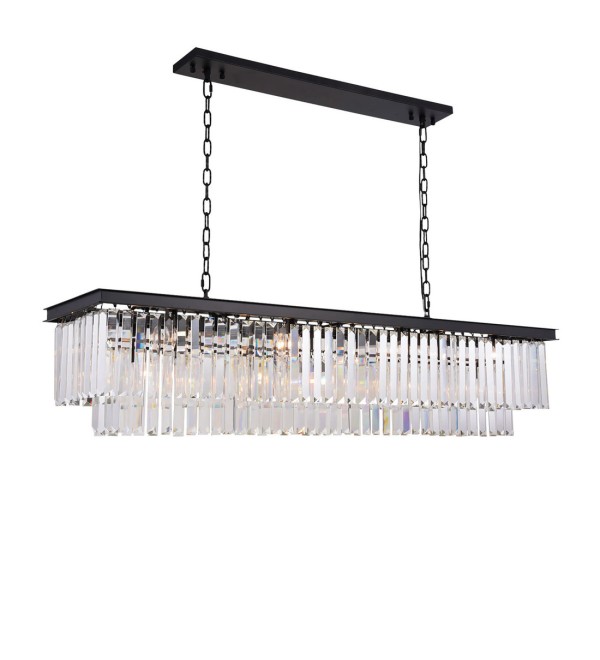 Люстра Delight Collection Odeon 12C/P black/clear
