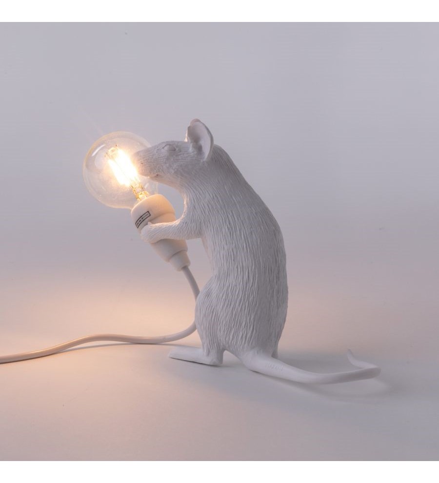 Настольная лампа Seletti Mouse Lamp Sitting USB