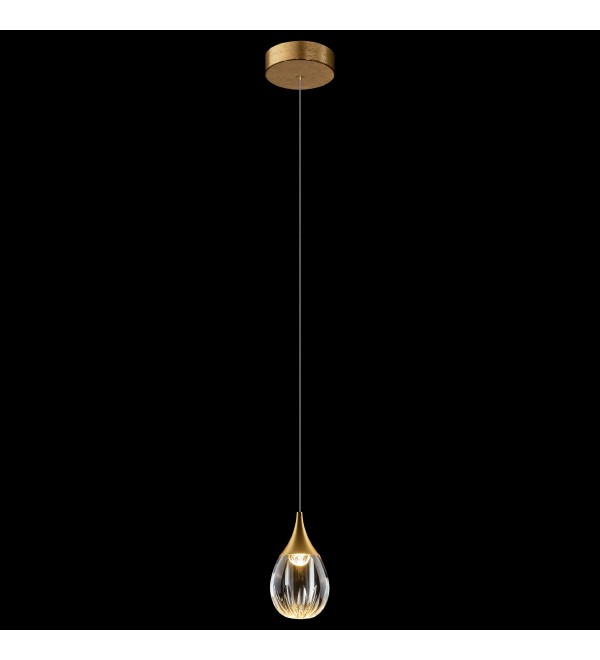 Подвесной светильник Delight Collection Stilla MD24001004-1A gold/clear