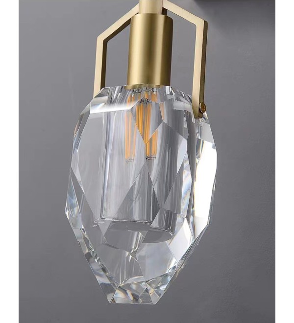 Настенный светильник Delight Collection 8960-1W brass/clear