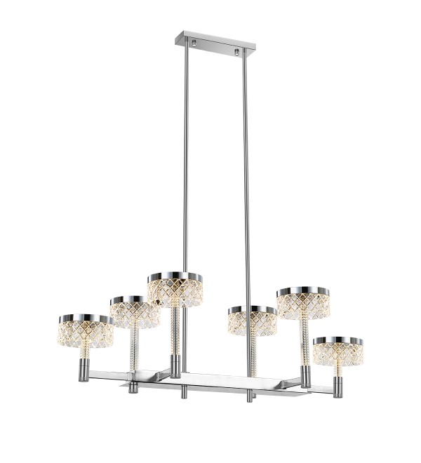 Люстра Delight Collection Diamond cut MD21020075-6B chrome