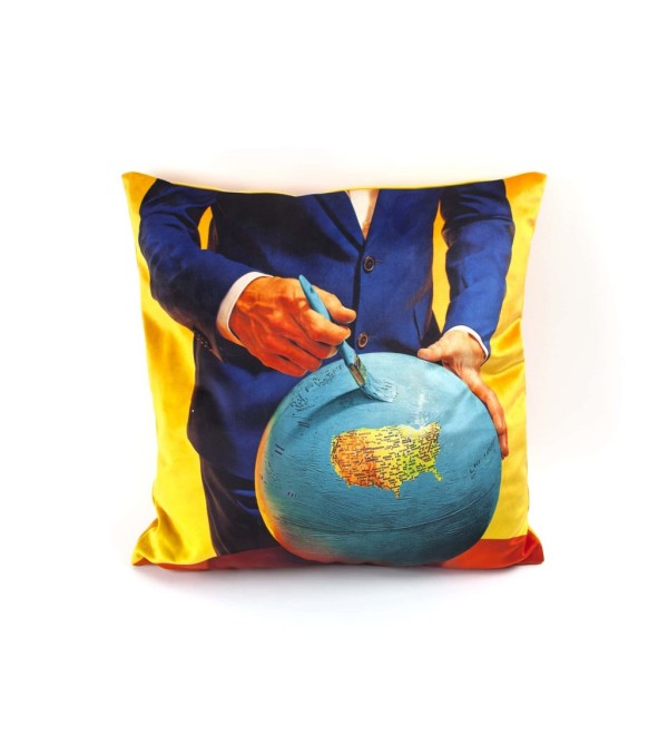 Подушка Seletti Toiletpaper Globe