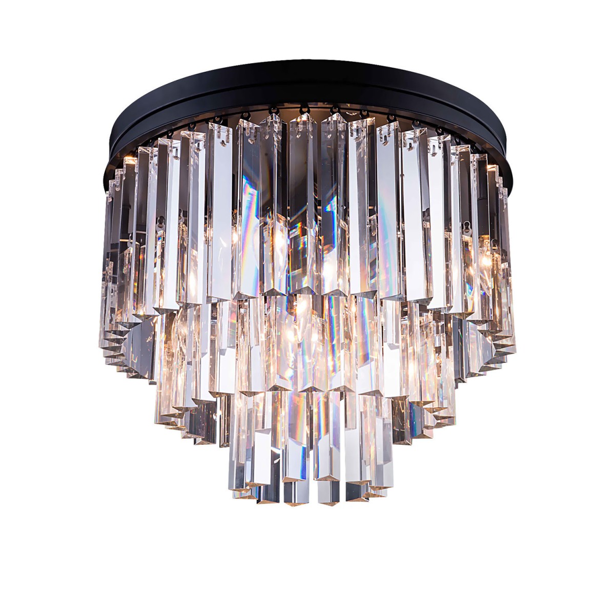 Потолочный светильник Delight Collection Odeon 6/P black/clear