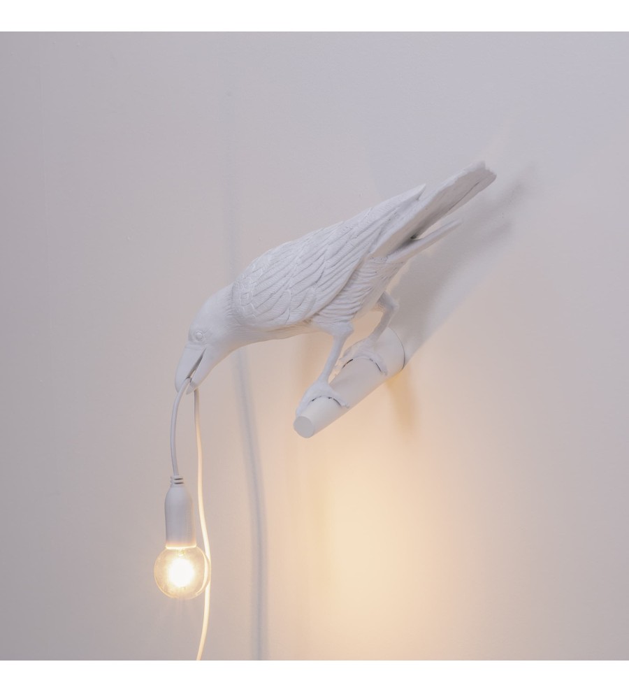 Настенный светильник Seletti Bird Looking Left White