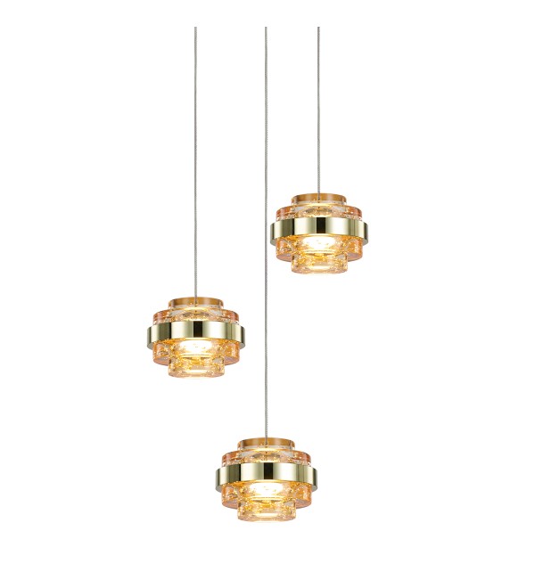 Подвесной светильник Delight Collection Indiana MD22030002-3A gold/champagne