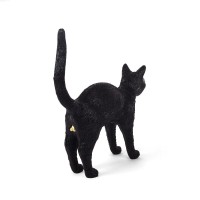 Настольная лампа Seletti Jobby The Cat Black