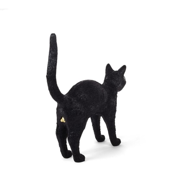 Настольная лампа Seletti Jobby The Cat Black