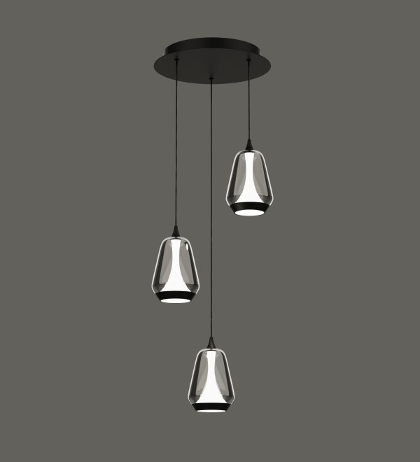Подвесной светильник Delight Collection MD24001011-3A black/smoky