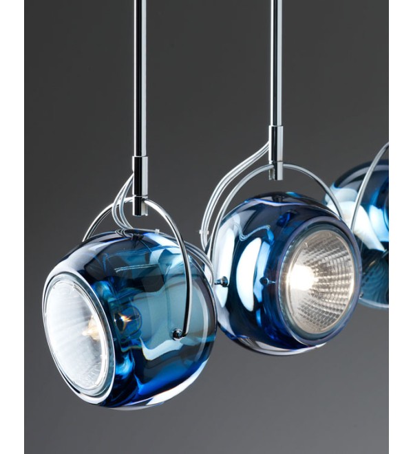 Подвесной светильник Fabbian Beluga Colour Blue d9