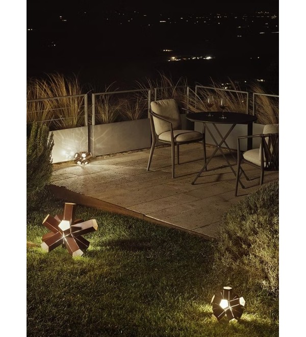 Уличный светильник Slamp Bang Corten (коричневый)