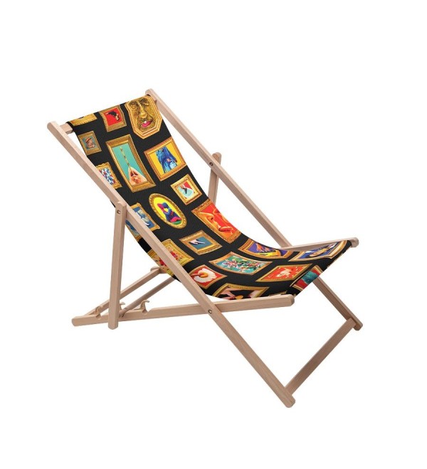 Шезлонг Seletti Toiletpaper Deckchair Frames