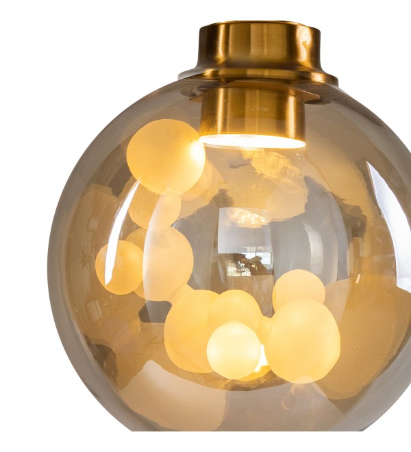 Подвесной светильник Delight Collection Soap KG1148P brass/amber
