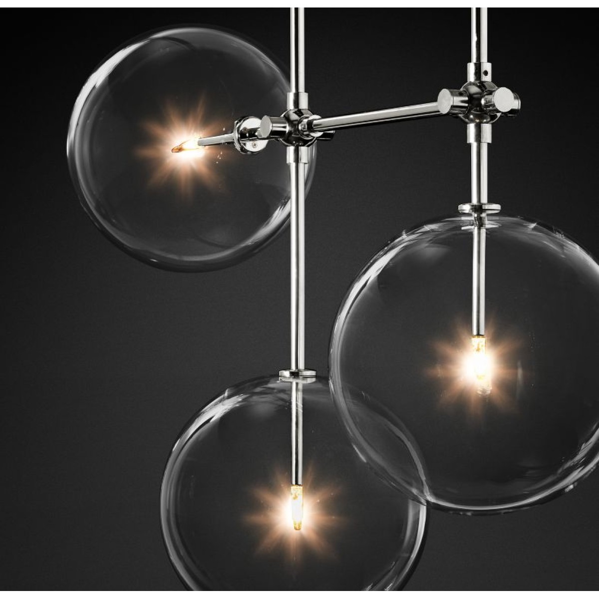 Потолочный светильник Delight Collection Globe Mobile 7A chrome