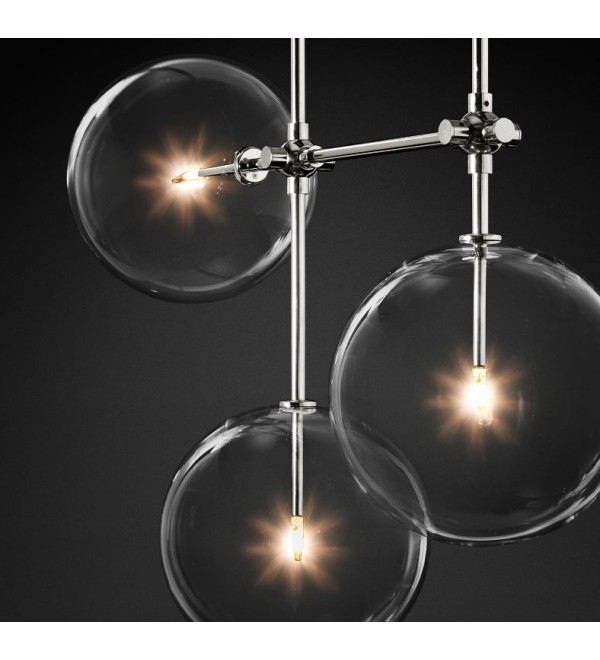 Потолочный светильник Delight Collection Globe Mobile 7A chrome