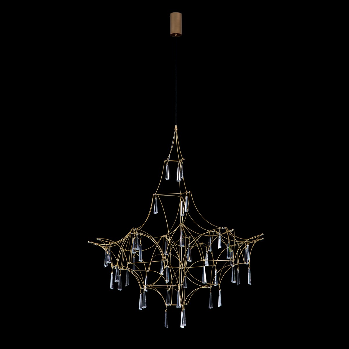 Люстра Delight Collection Lucciola 1E matt gold