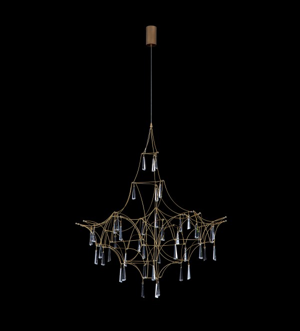 Люстра Delight Collection Lucciola 1E matt gold