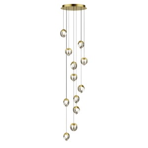 Подвесной светильник Delight Collection MD24001033-12A gold/clear