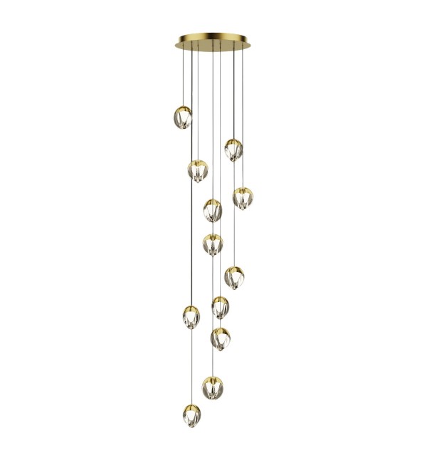 Подвесной светильник Delight Collection MD24001033-12A gold/clear