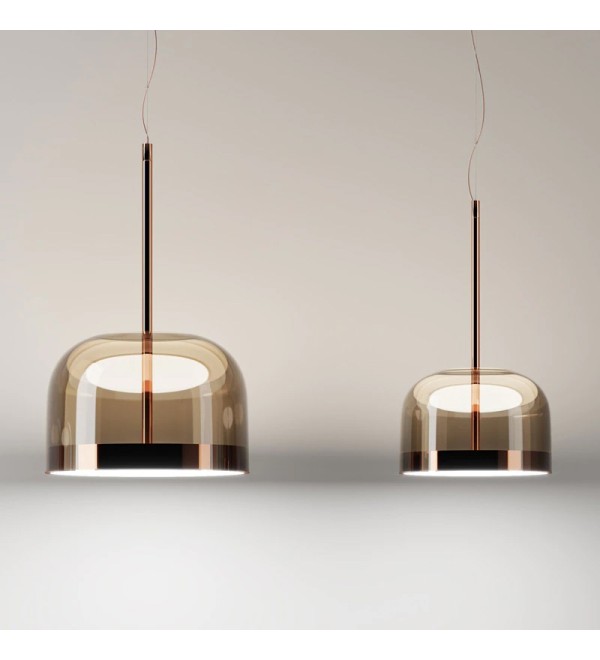 Подвесной светильник Delight Collection Equatore Large amber/copper