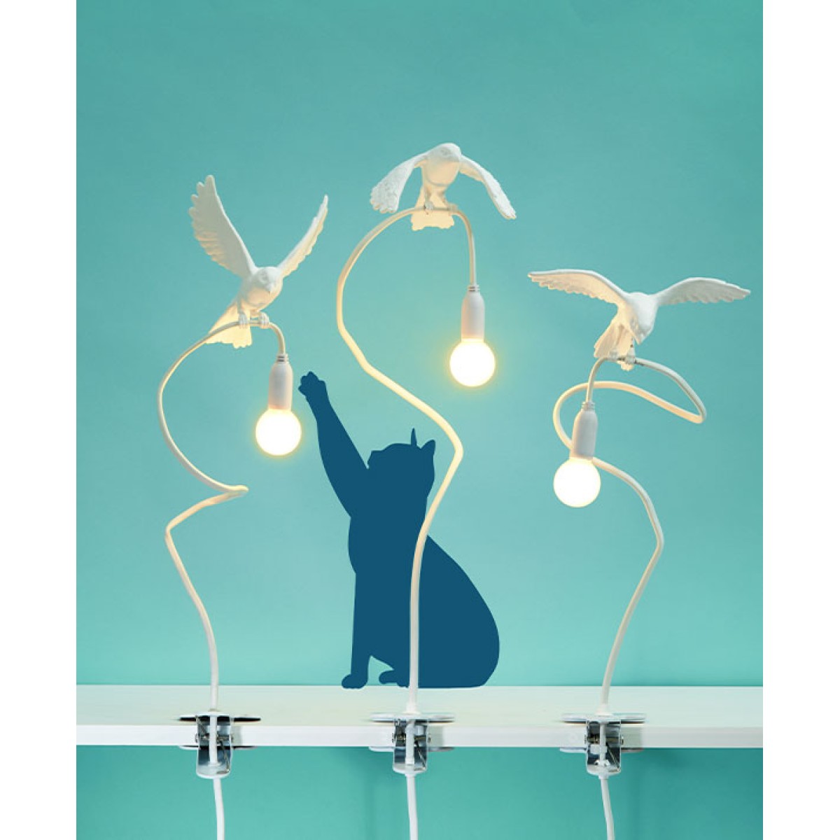 Настольная лампа Seletti Sparrow Landing