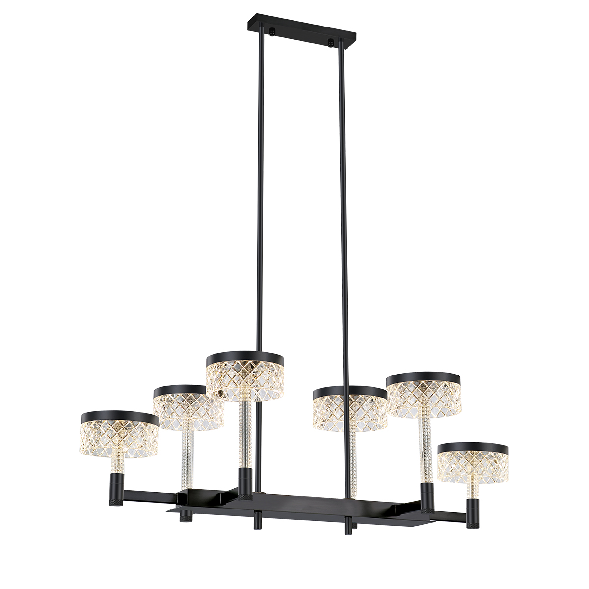 Люстра Delight Collection Diamond cut MD21020075-6B matt black