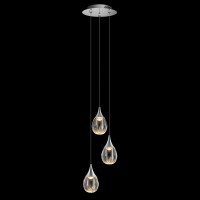 Подвесной светильник Delight Collection Stilla MD24001004-3A chrome/clear
