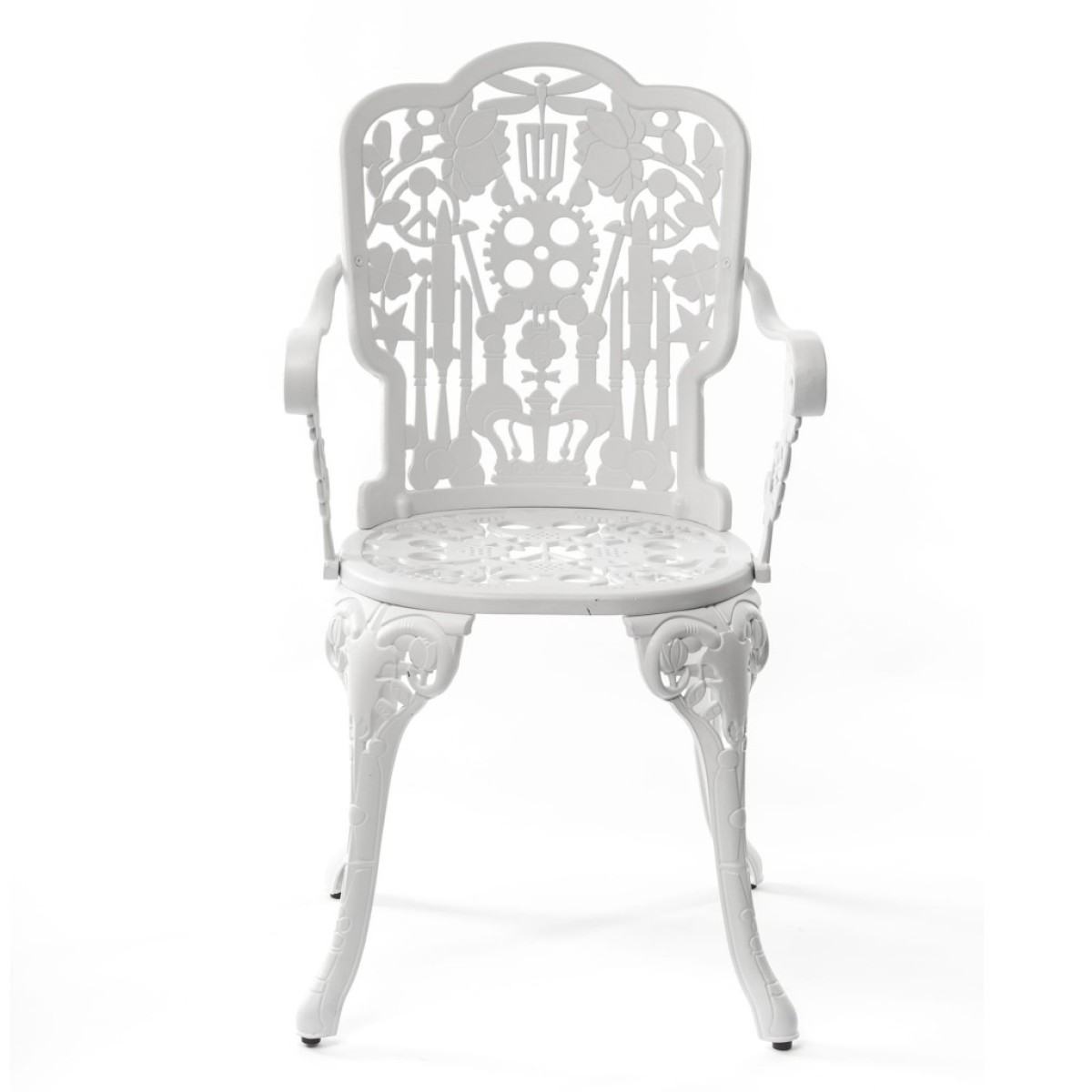 Стул Seletti Industry Collection Aluminium White (белый)