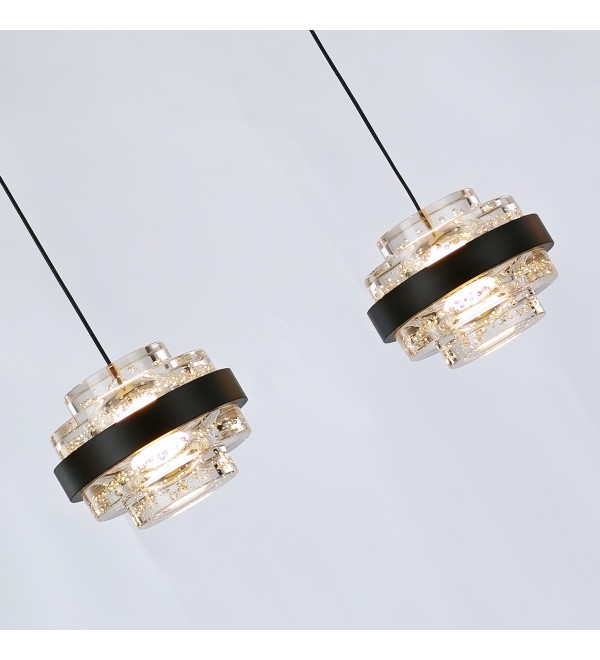 Подвесной светильник Delight Collection Indiana MD22030002-5B black/clear