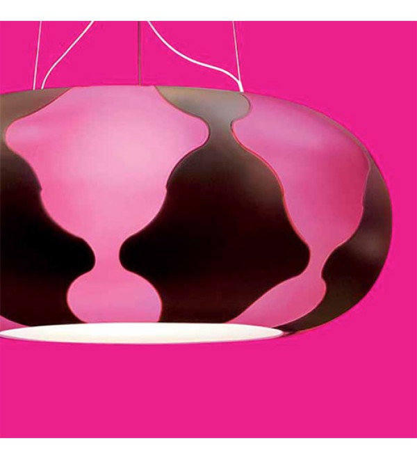 Подвесной светильник Leucos FLAN Fucsia/Marrone