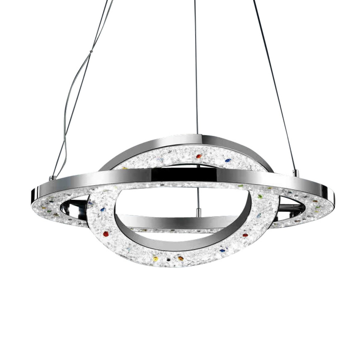Подвесной светильник Illuminati MD1103008-384A chrome/white