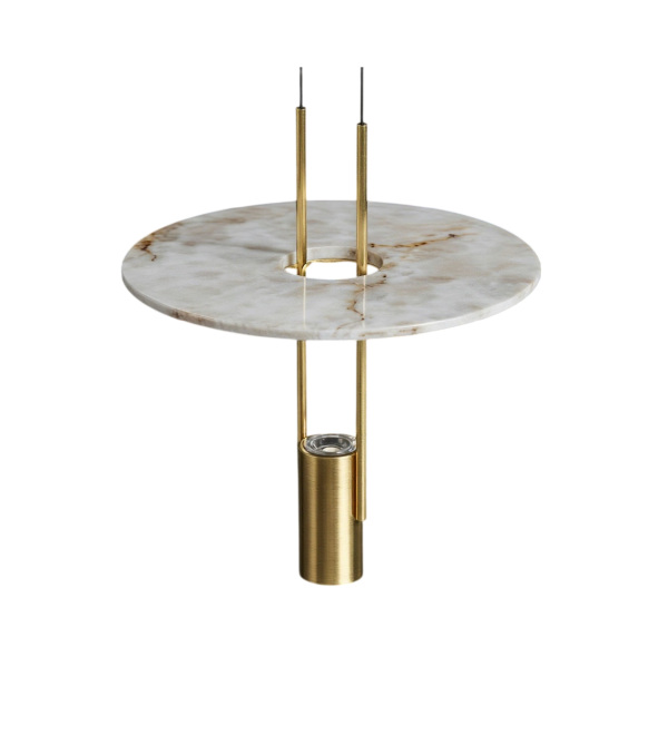Подвесной светильник Delight Collection 26507P/1 Brass / White Alabaster
