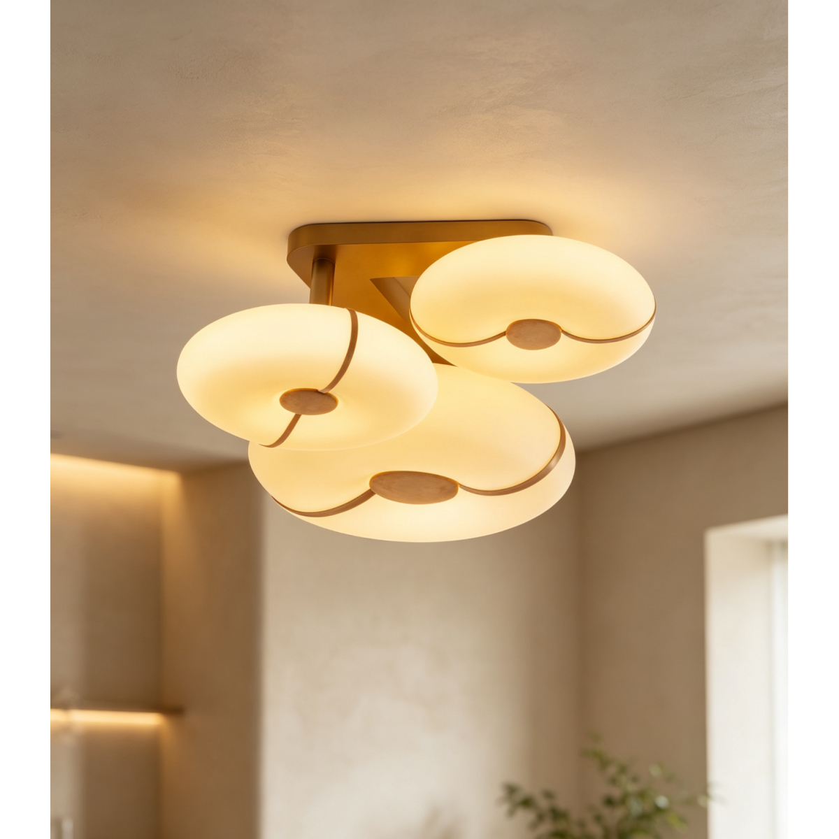Потолочный светильник Delight Collection 7270C/3S Gold / White