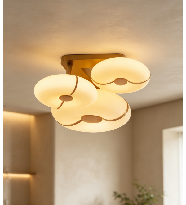 Потолочный светильник Delight Collection 7270C/3S Gold / White