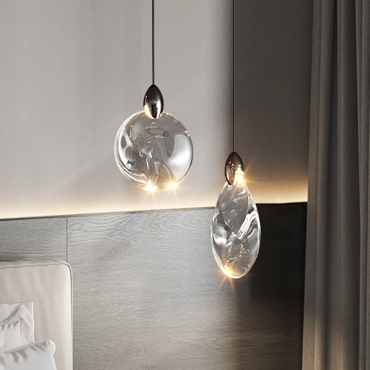 Подвесной светильник Delight Collection Colvin MT9176-2H pearl black