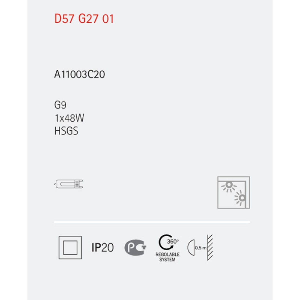 Настенный/Потолочный светильник Fabbian Beluga D57G2701