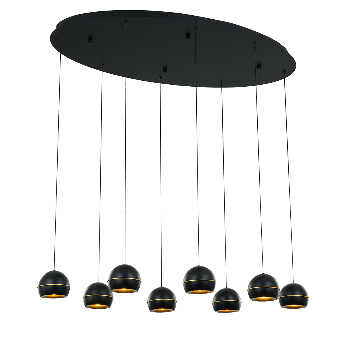 Подвесной светильник Delight Collection MD21001034-8A black/gold