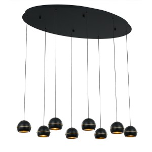Подвесной светильник Delight Collection MD21001034-8A black/gold