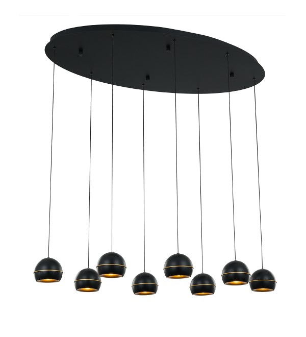 Подвесной светильник Delight Collection MD21001034-8A black/gold