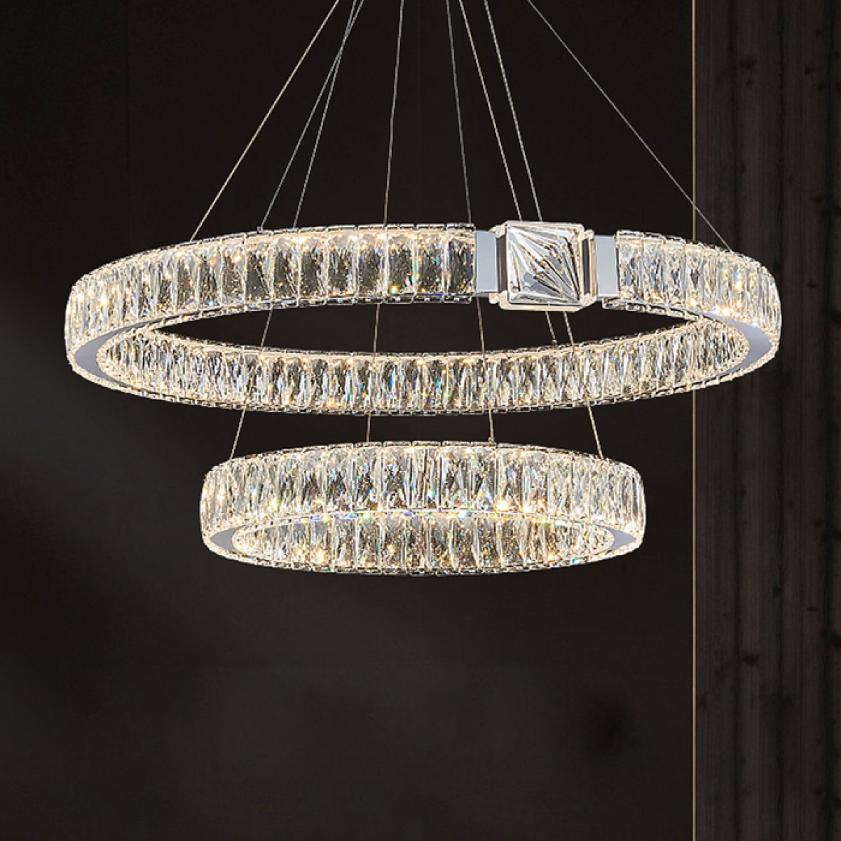 Люстра Delight Collection D8010P/2R/D800+600 silver